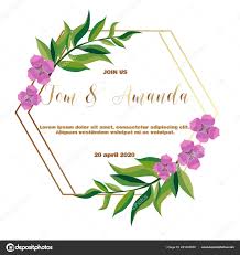 Printable Floral Invitation Templates Greenery Wedding