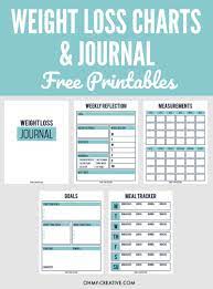 printable weight loss chart and journal