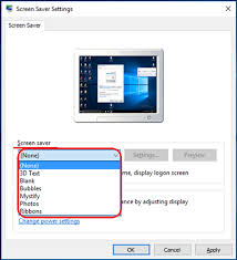 how to enable screen saver in windows 10