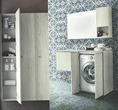 Mobile lavanderia con lavatoio per lavatrice e asciugatrice oasis l04 composto da basi con cassetti e colonne. Pin Su Mobili Lavanderia