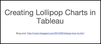 Tableau Tip Tuesday Creating Lollipop Charts