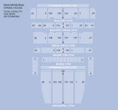 War Memorial Opera House Seating Chart Best Of Sf Opera