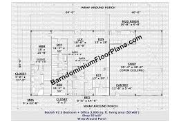 stock floor plan barndominium beulah