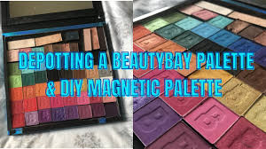 depotting a beautybay palette and diy