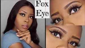 fox eye makeup makeup for black women