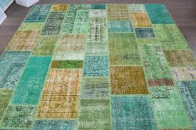 8x12 vine patchwork area rug