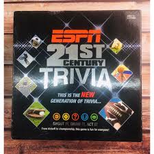 Nov 09, 2021 · trivia tuesday. Espn 21st Century Trivia Board Game This Is The New Generation Of Trivia Shopee Philippines