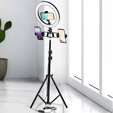 10inch 25cm Usb Charge New Selfie Ring Light Led Camera Phone Photography Fill Light For Youtube Photo Shooting 160cm Tripod Photographic Lighting Aliexpress
