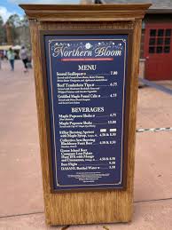 2021 canada booth menu at epcot flower