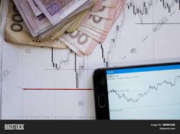 Stock Market Chart On Image Photo Free Trial Bigstock