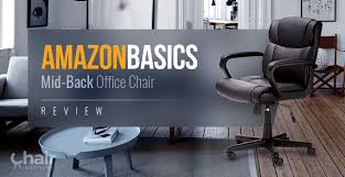 amazonbasics mid back office chair