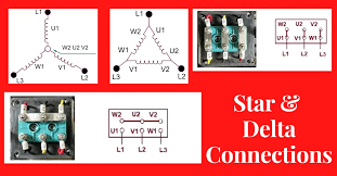 3 phase motor in star and delta
