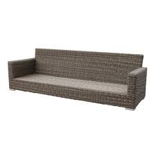Coronado Wicker Outdoor Sofa Without