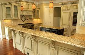 antique glazed cabinetry traditional