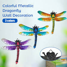 1pc Metal Dragonfly Wall Hanging