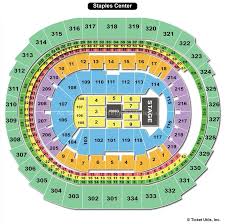Staple Center Seating Clippers Section 119 United Center Los