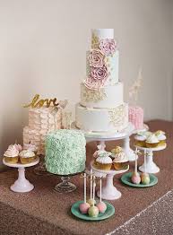 Find images of birthday cake. 25 Inspiring Wedding Cake And Dessert Tables Onefabday Com