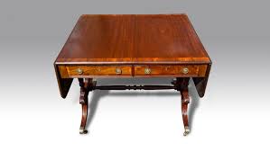 Fine Irish Regency Mahogany Sofa Table