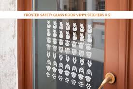 Safety Etched Glass Door Window Decal