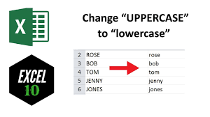 how to change uppercase letter to