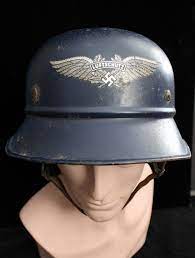 Nice Late 1930's Nazi Luftschutz (Civil Defense) "Gladiator" Helmet: Flying  Tiger Antiques Online Store