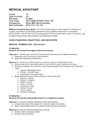 Resume Examples Templates Medical Assistant Objective 2015 For