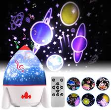 Amazon Com Crazyfire Star Projector Night Light 360 Degree Rotating Led Projector Lights 7 Lighting Modes Musical Night Light Projector For Kids Baby Bedroom Nursery Decoration Gift For Birthday Christmas Home Improvement