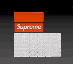 stl file supreme domino set model to