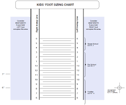 Kids Shoe Size Chart Printable For My Prodigious Heirs