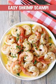 A garlic buttery scampi sauce with a hint of white wine & lemon in less than 10 minutes! 20 Minute Shrimp Scampi Recipe Healthy Recipes Blog