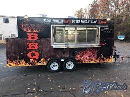 bbq food trailer 16ft long 8 5 wide