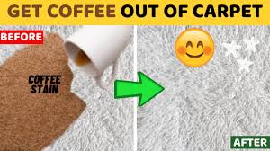 remove old coffee stains from carpet