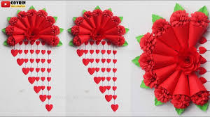 Flower Wall Hanging Craft Ideas With