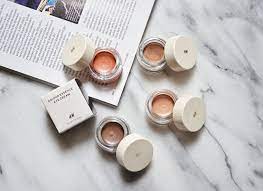 h m beauty cream eyeshadows review