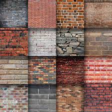 Paper Brick Textures 16 Designs 12in