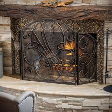 Bronze Fireplace Screens Doors For