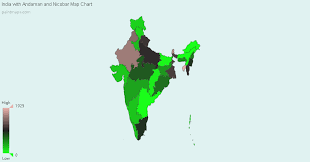 Create Custom India With Andaman And Nicobar Map Chart With