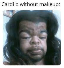 cardi b without makeup 9