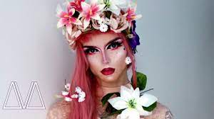 drag queen makeup tutorial flower