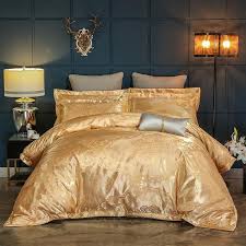 silk satin cotton luxury bedding set