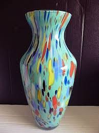 glass art murano glass vase