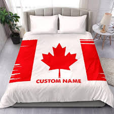 Flag Of Canada Bedding Set Bed Cover