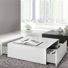 Box White Gloss Coffee Table With