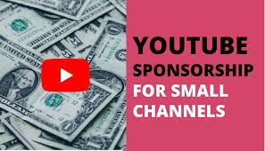 Youtube Sponsorships For Small Channels gambar png