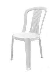 white plastic bistro chair blacks
