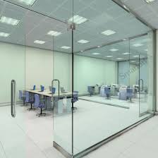 Frameless Office Glass Partition Wall
