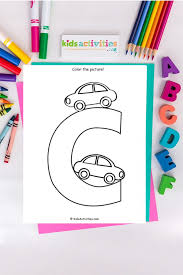 Marvelous abc coloring pages wecoloringpage for letter. Letter C Coloring Page Download Print Learn Kids Activities Blog