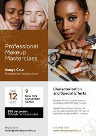 makeup cles flyer piktochart