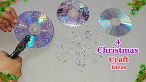 4 christmas decoration idea with old cd