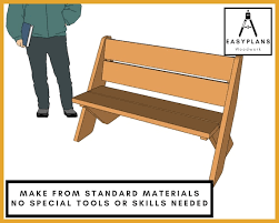 Garden Bench Plans Made From Standard